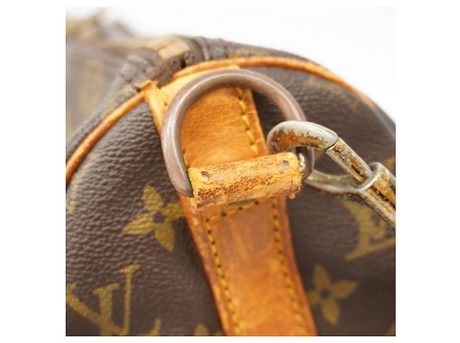 Louis Vuitton Monogram Keepall Bandoulière 45 Marrone - vista 7