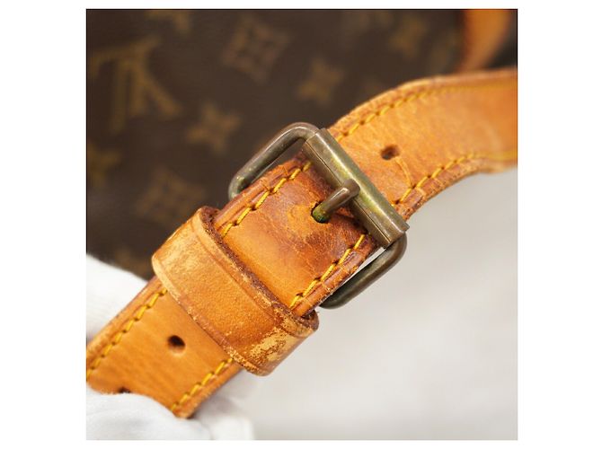 Louis Vuitton Monogram Keepall Bandoulière 45 Marrone - vista 9