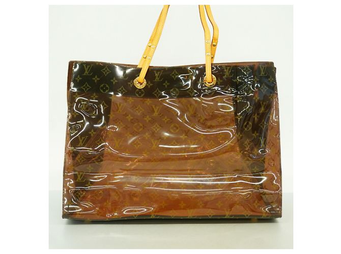 Borsa Cabas Cruise Louis Vuitton Monogram Vinyl Marrone - vista 11