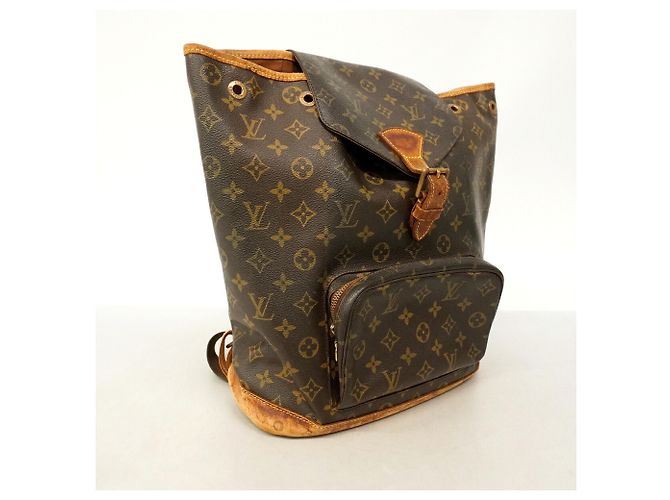 Zaino Louis Vuitton Monogram Montsouris GM Marrone - vista 2