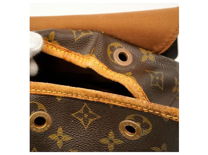 Zaino Louis Vuitton Monogram Montsouris GM Marrone - vista 7