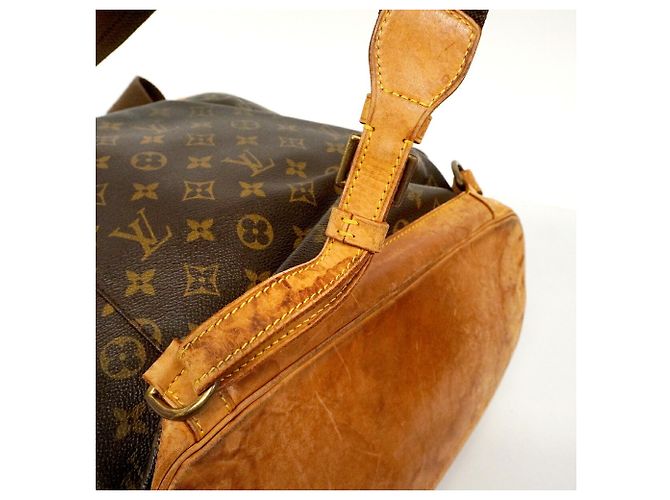 Zaino Louis Vuitton Monogram Montsouris GM Marrone - vista 8