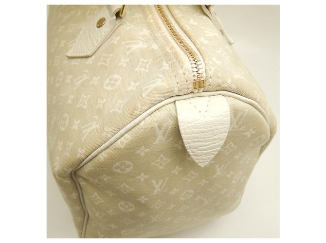 Louis Vuitton Monogram Mini Lin Speedy 30 Handtasche - Ansicht 12