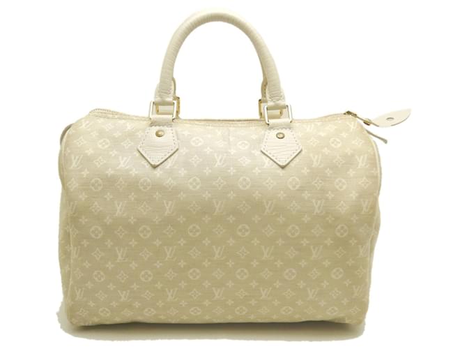 Louis Vuitton Monogram Mini Lin Speedy 30 Handtasche - Ansicht 2