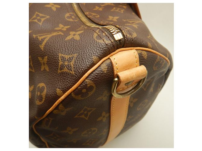 Louis Vuitton Monogram Keepall Bandoulière 50 Marrone Monogramma - vista 15