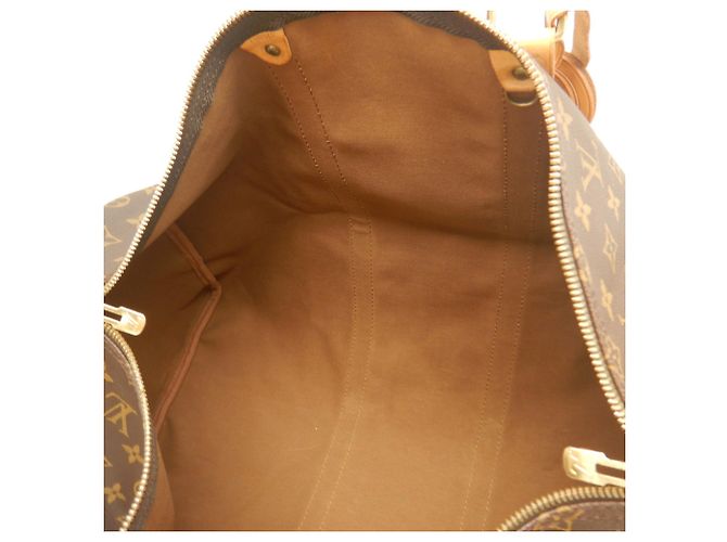 Louis Vuitton Monogram Keepall Bandoulière 50 Marrone Monogramma - vista 23