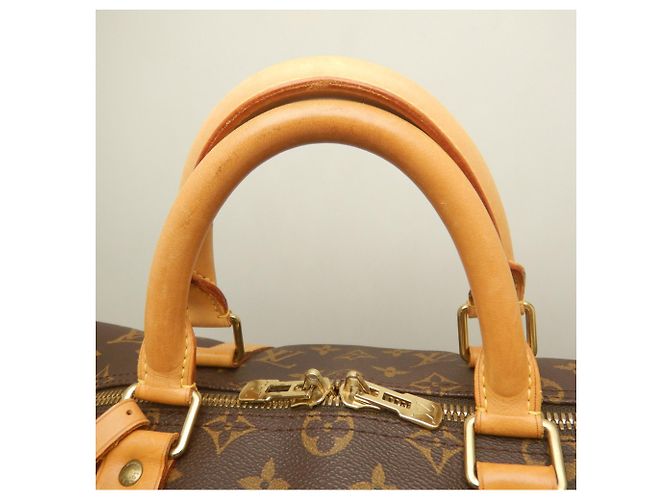 Louis Vuitton Monogram Keepall Bandoulière 50 Marrone Monogramma - vista 8