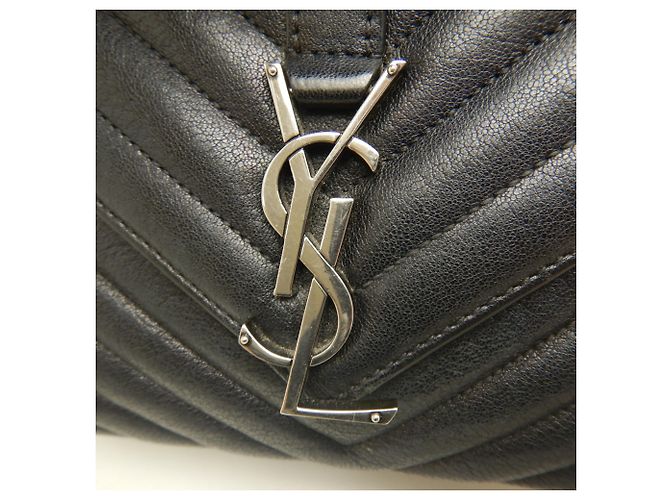 Borsa a tracolla Yves Saint Laurent College Nero - vista 10