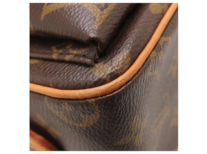 Borsa a tracolla Louis Vuitton Monogram Vivacite MM Marrone Monogramma - vista 14