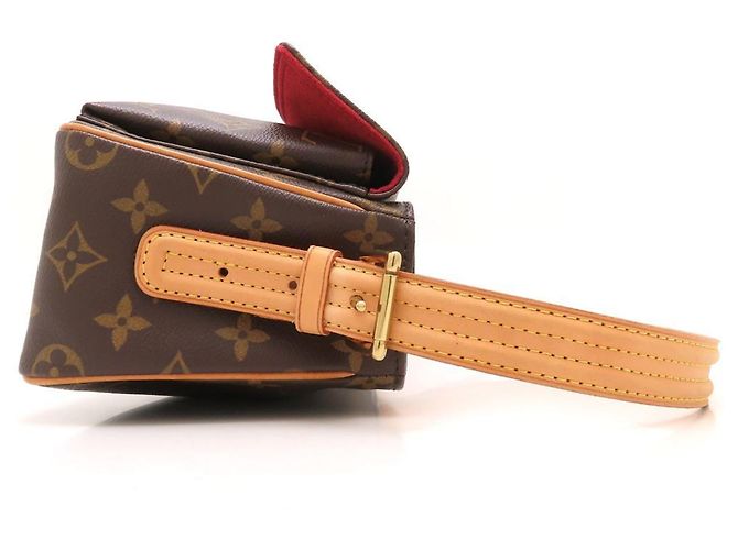 Borsa a tracolla Louis Vuitton Monogram Vivacite MM Marrone Monogramma - vista 3