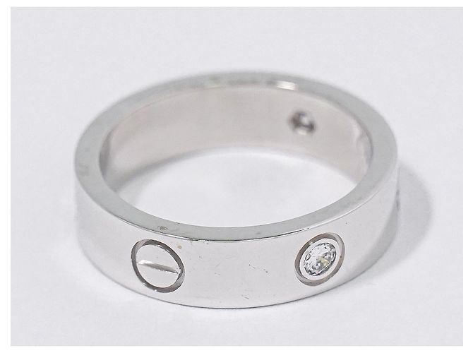 Alianza Cartier Love 1 Diamante Oro Blanco 18K con Diamante - vista 2