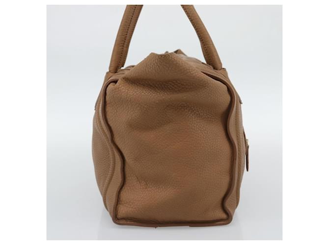 Céline Celine Luggage Grainy Leather Medium Marrone - vista 3