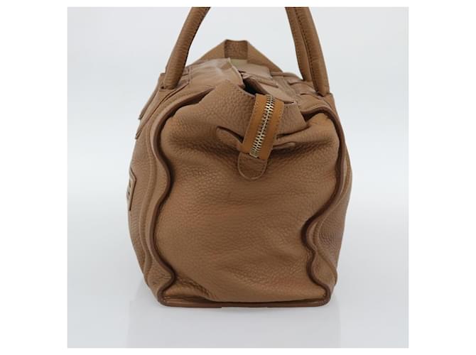 Céline Celine Luggage Grainy Leather Medium Marrone - vista 4
