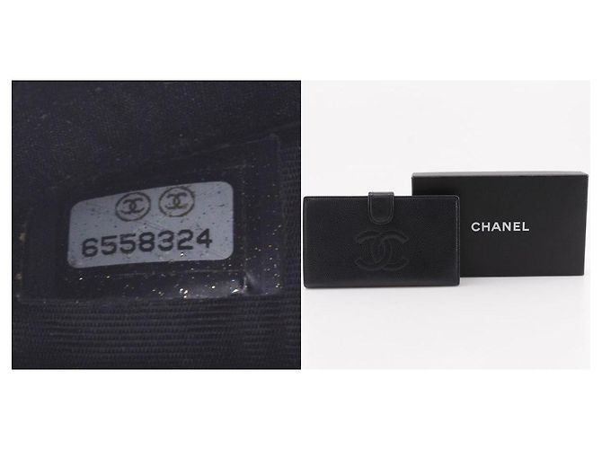 Chanel Timeless CC French Caviar Long Nero - vista 6