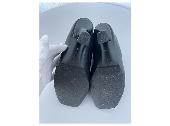 JW Anderson Sandali con tacco J.W. Anderson in pelle nera Nero - vista 5