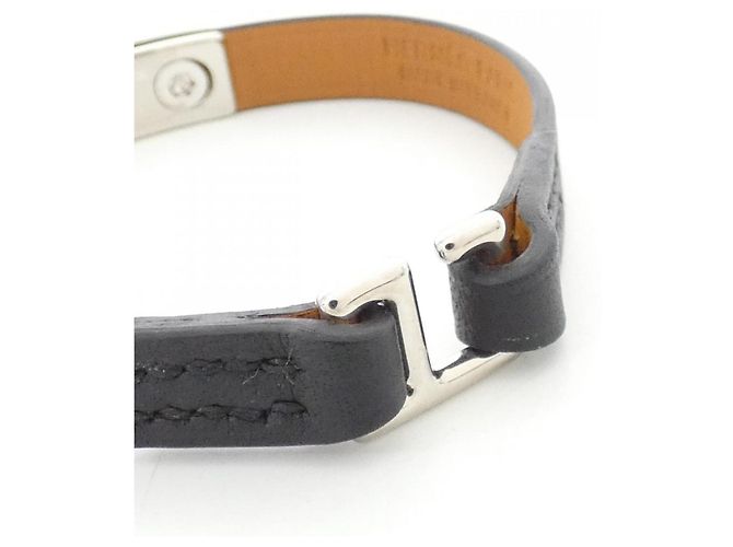 Hermès Hermes Rival Mini Charm Armband Schwarz - Ansicht 4