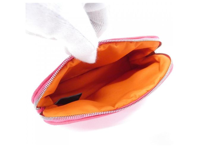 Hermès Bolide Mini Handbag Pouch Rosa - vista 5