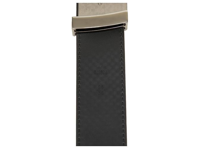 Louis Vuitton Micro Damier Ceinture LV Initial Belt Marrone - vista 6
