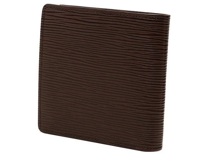 Louis Vuitton Epi Portefeuille Marco Bi-fold Wallet Marrone - vista 2