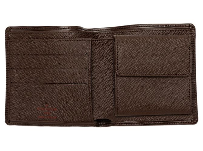 Louis Vuitton Epi Portefeuille Marco Bi-fold Wallet Marrone - vista 4