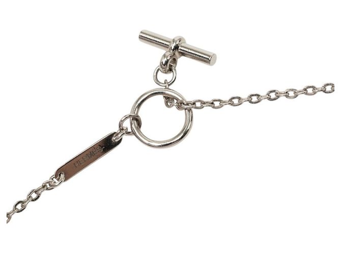 Hermès Colar Hermes Silver Cordage Rope Prata - vista 4
