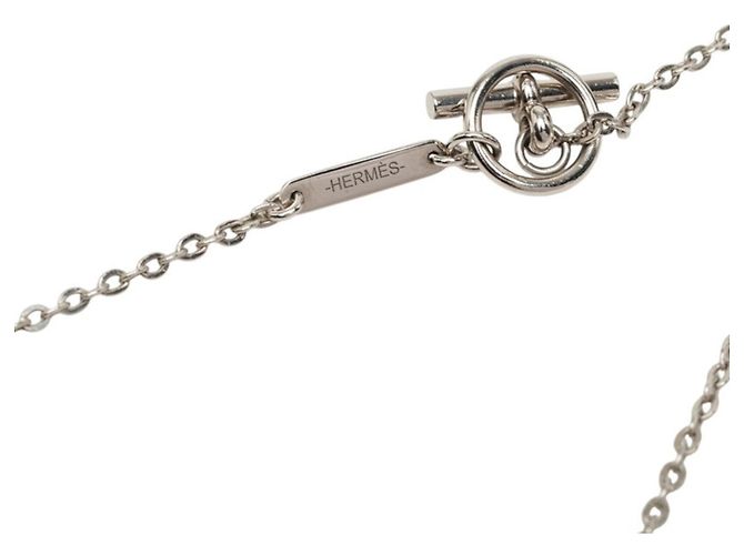 Hermès Colar Hermes Silver Cordage Rope Prata - vista 6