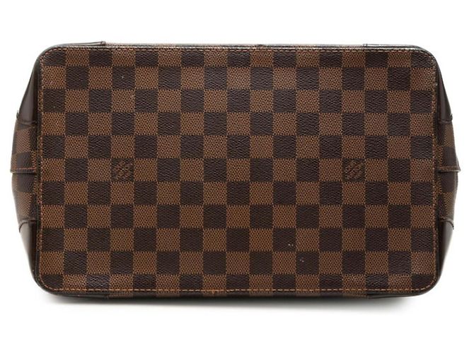 Borsa a mano Louis Vuitton Damier Hampstead PM Tote Bag Marrone - vista 3