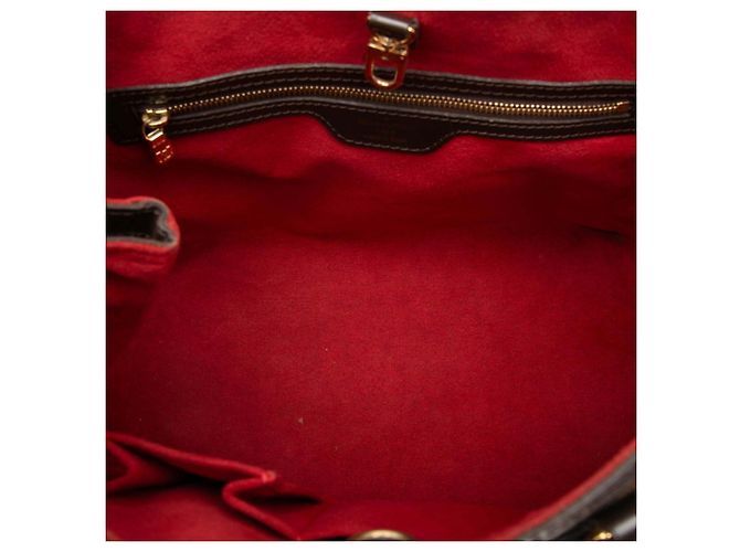 Borsa a mano Louis Vuitton Damier Hampstead PM Tote Bag Marrone - vista 4