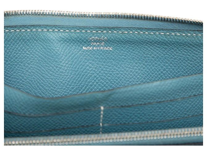 Hermès Cartera Hermes Azap Long Classic Zip Azul - vista 5