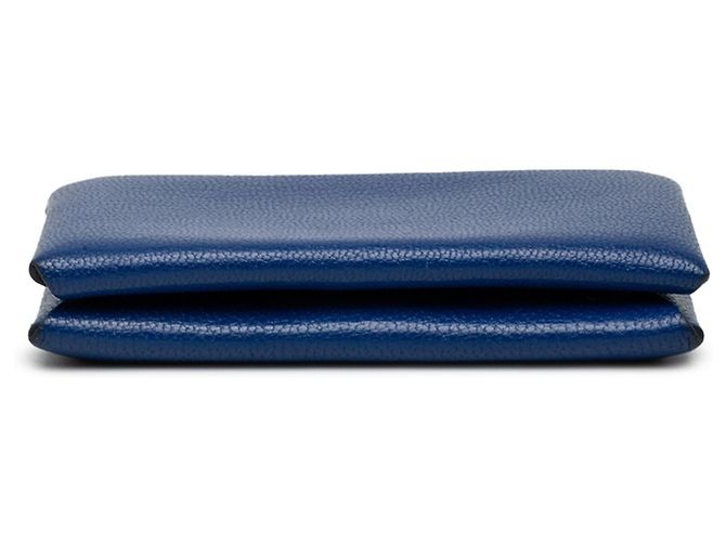 Hermès Hermes Calvi Visitenkartenetui Blau - Ansicht 3