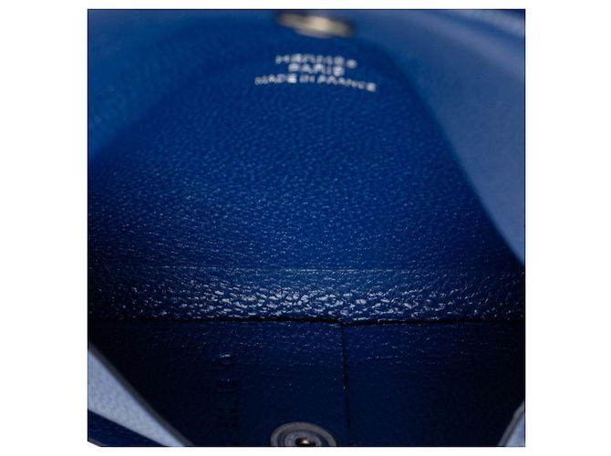 Hermès Hermes Calvi Visitenkartenetui Blau - Ansicht 5
