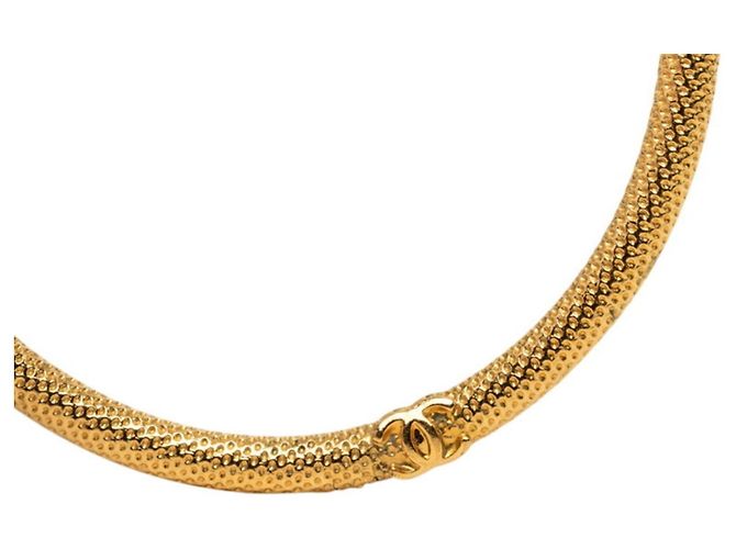 Orecchini a clip vintage Chanel Coco Mark D'oro - vista 4