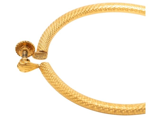 Orecchini a clip vintage Chanel Coco Mark D'oro - vista 5