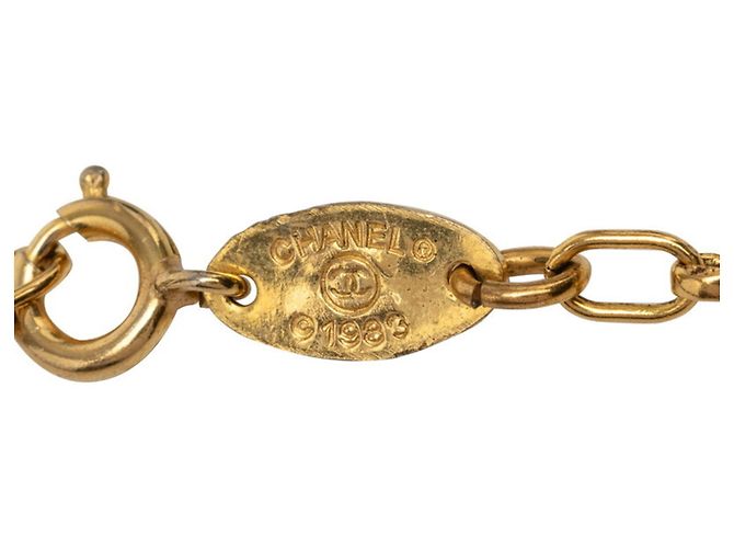 Collana lunga a catena con motivo Lion Chanel D'oro - vista 3