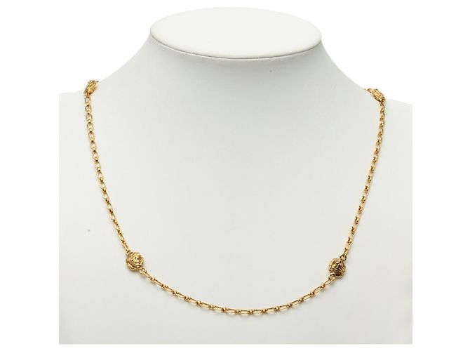 Collana lunga a catena con motivo Lion Chanel D'oro - vista 5