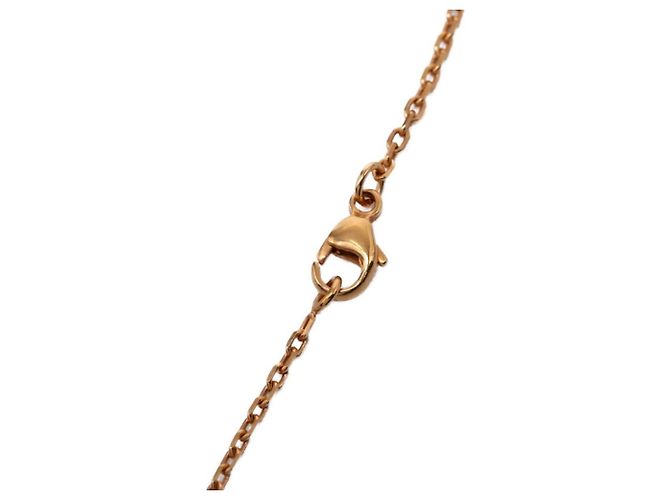 Hermès Collana con pendente Hermes Mini Pop H Rosa Bianco D'oro - vista 3