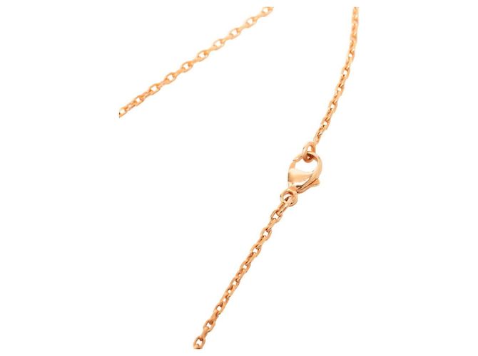 Hermès Collar con colgante Hermes Mini Pop H Rosa Blanco Dorado - vista 4