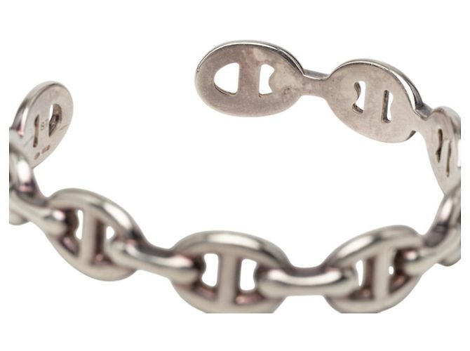 Bracciale Hermès Chaine d'Ancre Enchainée ST in argento - vista 4