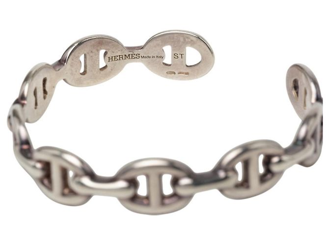 Bracciale Hermès Chaine d'Ancre Enchainée ST in argento - vista 5