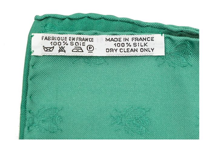 Hermès Foulard Hermes Carre 90 Napoleon Verde - vista 8