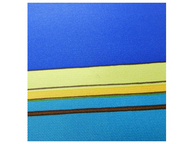 Hermès Foulard Hermes L'ALPHABET DES METIERS Carre Blu - vista 3