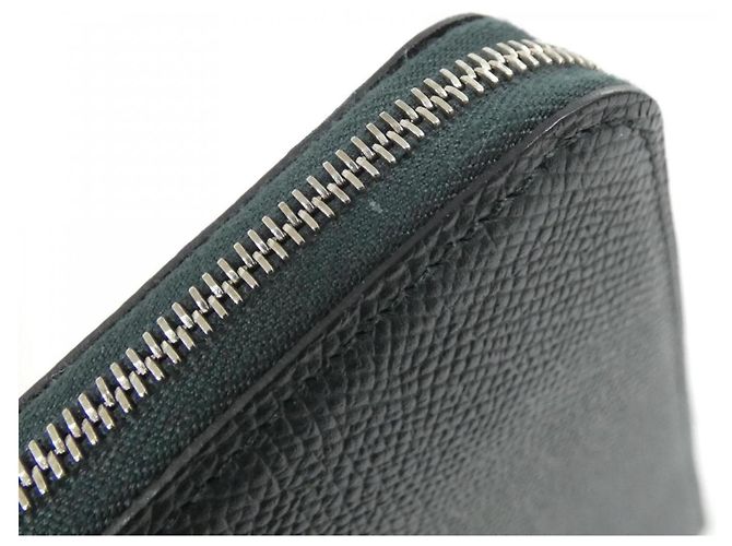 Hermès Cartera de seda Hermes Panoplie Equestre Rosa Verde - vista 7