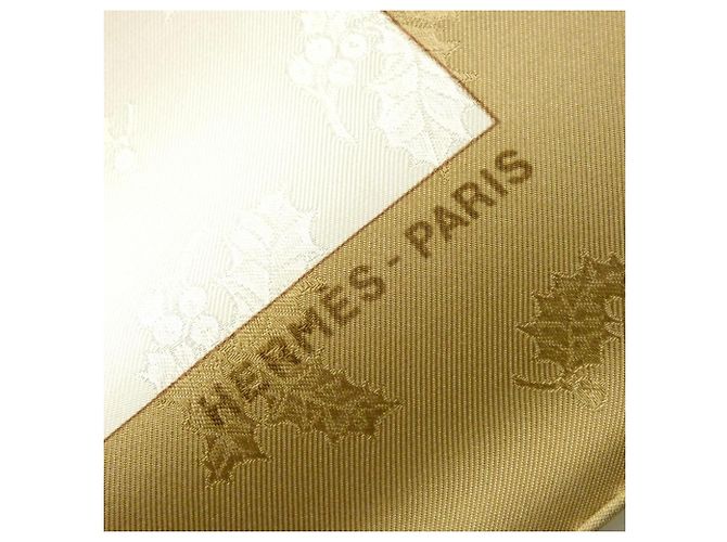 Hermès Hermes NEIGE D'ANTAN Carre Scarf Muffler Beige - vista 2