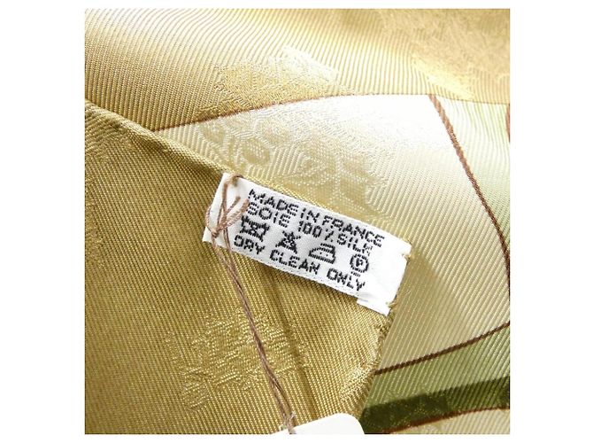 Hermès Hermes NEIGE D'ANTAN Carre Scarf Muffler Beige - vista 3