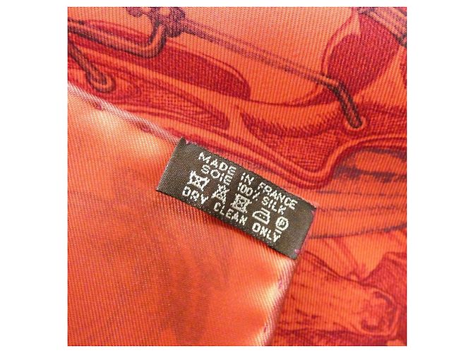 Hermès Hermes THE HORSAWARDS Seidentuch Rot - Ansicht 3