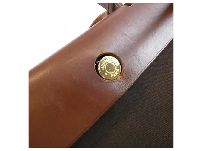 Hermès Borsa Hermes Herbag PM Marrone - vista 5
