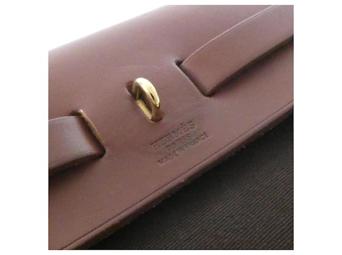 Hermès Borsa Hermes Herbag PM Marrone - vista 6