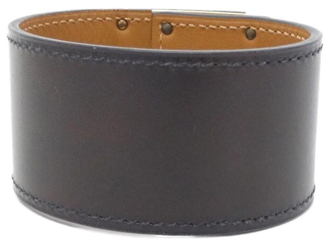 Hermès Pulsera de amuleto Hermes Kelly Dog Negro Dorado - vista 2