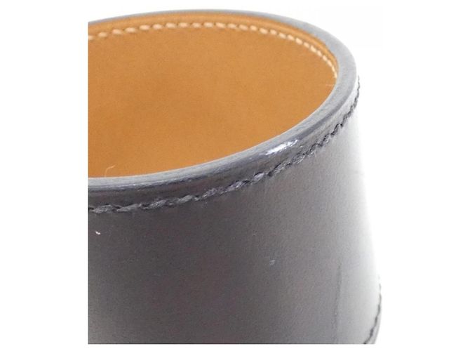 Hermès Pulsera de amuleto Hermes Kelly Dog Negro Dorado - vista 4