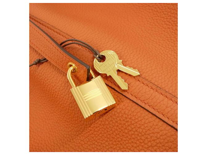 Hermès Borsa Hermes Picotin Lock MM Arancione - vista 3